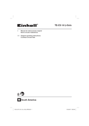 Einhell TE-CS 18 Li-Solo Original Operating Instructions