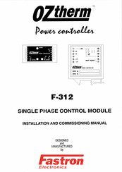 FASTRON. OZtherm F-312 Installation And Commissioning Manual