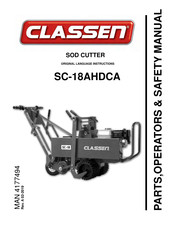 Classen SC-18AHDCA Operator's And Safety Manual