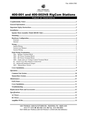Hubbell GAI-TRONICS 400-001 General Information Manual