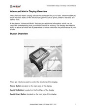 Juiced Bikes Advanced Matrix Display Instruction Manual
