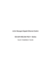 Planet GS-4210-8HP2T2S Quick Installation Manual