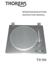 THORENS TD 158 Instruction Manual