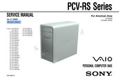 Sony VAIO PCV-RS Series Service Manual