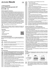 BASETech 1528592 Operating	 Instruction