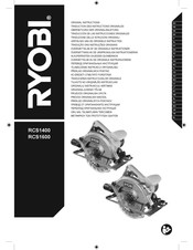 Ryobi RCS1600 Original Instructions Manual