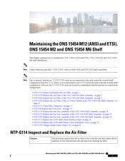 Cisco ONS 15454 M2 Maintenance Manual