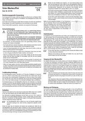 Conrad 621705 Operating Instructions Manual
