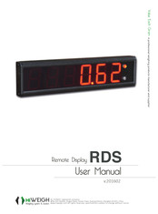 HiWeigh RDS User Manual