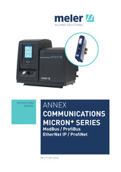 Meler ANNEX COMMUNICATIONS MICRON+ Series Instruction Manual