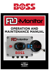 Boss PD-Monitor Operation & Maintenance Manual