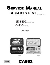 Casio C-310 Service Manual