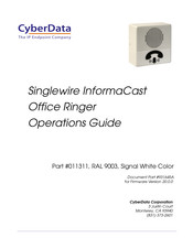 CyberData 011311 Operation Manual