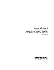 Bogen Nyquist C4000 Series User Manual