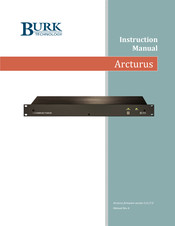 BURK Technology Arcturus Instruction Manual