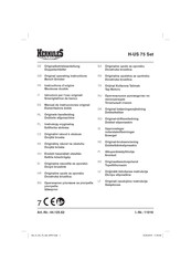 HERKULES H-US 75 Original Operating Instructions