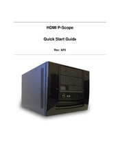 Quantum Data HDMI P-Scope Quick Start Manual