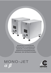 Cattani Mono-Jet Series Operator's Handbook Manual
