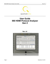 Quantum Data Gen 2 980 User Manual