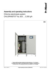 ProMinent CHLORINSITU IIa Assembly And Operating Instructions Manual