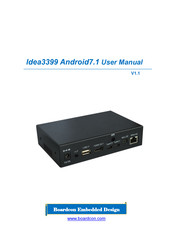 Boardcon Embedded Design Idea3399 Android 7.1 User Manual
