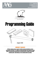 AAG Bear MOT4026 Programming Manual