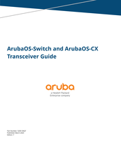 HPE Aruba QSFP28 Manual