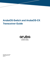 HPE Aruba QSFP+ Manual