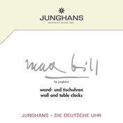 Junghans J738 Manual