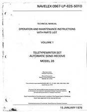 Teletype 28 Technical Manual