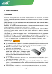 Jinko Solar JKMS PP-72-V-MX3 Series Manual