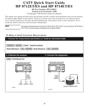 HP HP 8712ES Quick Start Manual