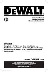 DeWalt DWS535B Instruction Manual