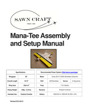 Sawn Craft Mana-Tee Assembly And Setup Manual