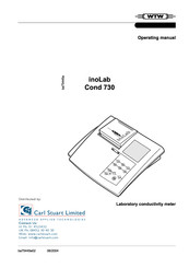 wtw inoLab Cond 730 Operating Manual