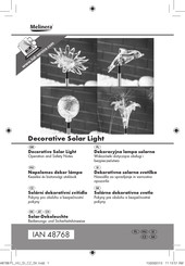 MELINERA 48768 Operation And Safety Notes