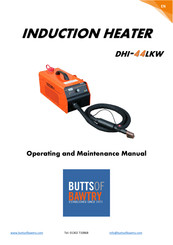 Butts of Bawtry DHI-44LKW Operating And Maintenance Manual