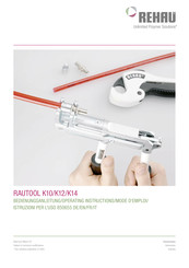 Rehau RAUTOOL K12 Operating Instructions Manual