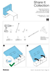 Steelcase Share It Collaborative 4 FH Assembly Directions