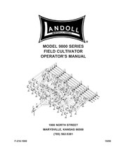 Landoll 9800 Series Operator's Manual