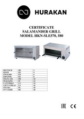 HURAKAN HKN-SLE580 Manual