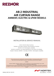Reznor AB-2 Series Installation & Service Manual