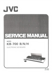 JVC KB-700 Service Manual
