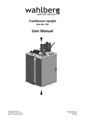Wahlberg TrackRunner Upright User Manual