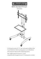 Rocelco BSTC Instructions Manual