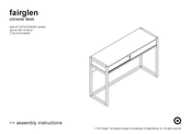 Target Fairglen TGFGCDSKWH Assembly Instructions Manual