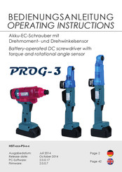 HS-Technik PROG-3 Operating Instructions Manual