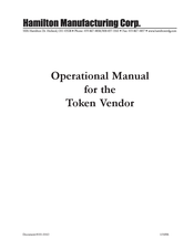 Hamilton Manufacturing Corporation Token Vendor Operational Manual