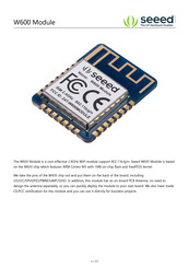 Seeed W600 Module Manual