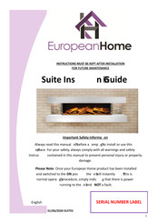 European Home Compton 2 Instruction Manual
